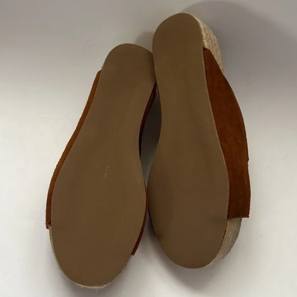 🌴 Sz 8 Jeffery Campbell brown slip-on platform slippers 🌴 - Picture 4 of 6
